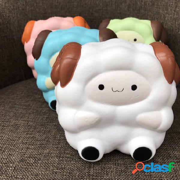 3 pcs jumbo 14cm super slow rising squishy big cute sheep