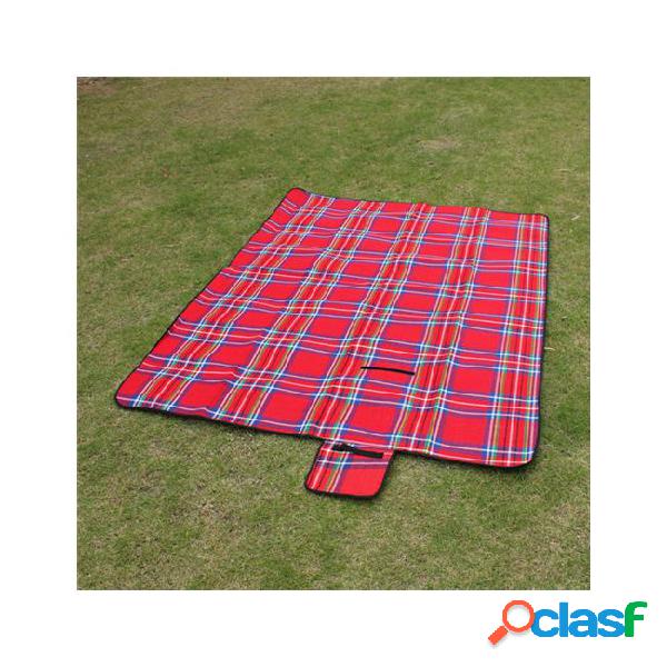 3 size outdoor beach picnic folding camping mat multiplayer