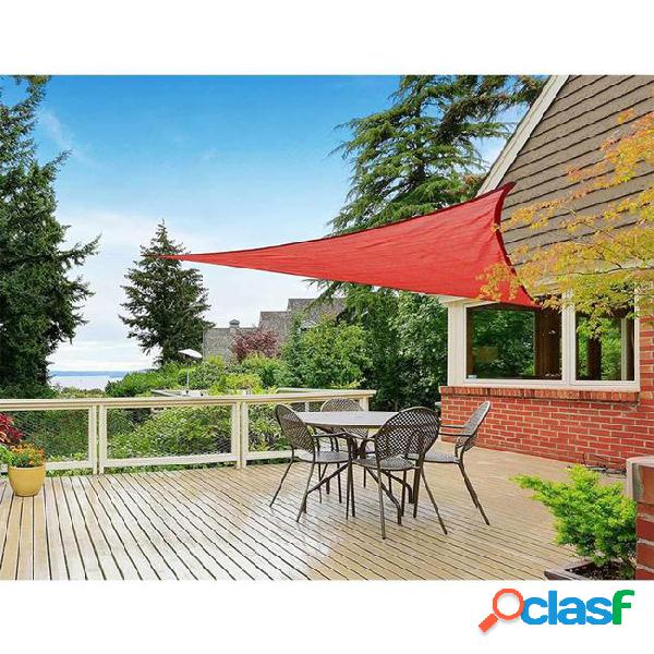 300d 4x4x4m regular triangle shade sail sun shade sail uv pu