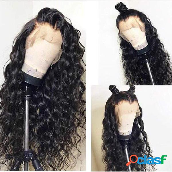 360 lace frontal human hair curly wigs afro kinky curly full