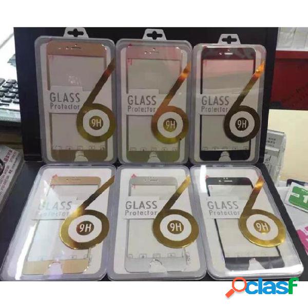 3d curved full cover titanium alloy tempered glass screen