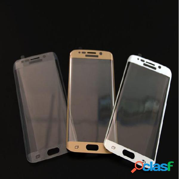 3d full screen protector tempered glass for samsung s6 edge