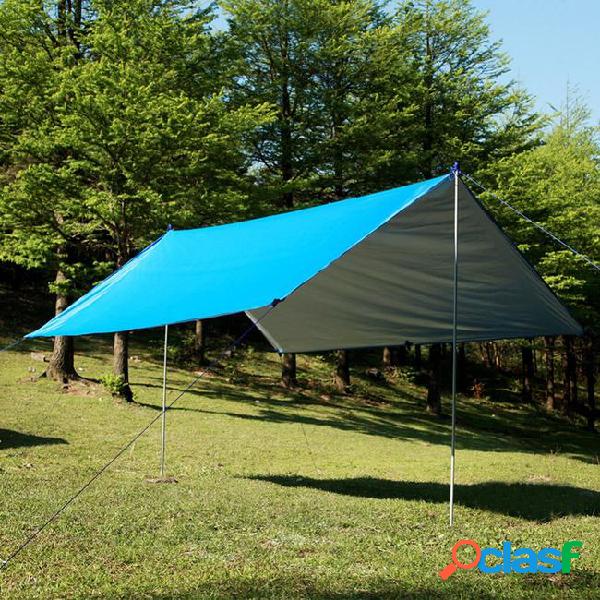 3mx3m silver coating anti uv sun shelter beach tent trap