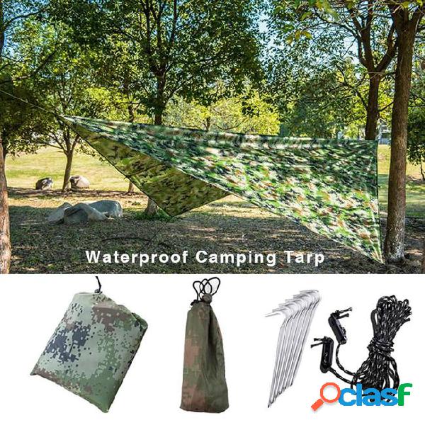 3x3m waterproof sun shelter awning tent tarp outdoor camping