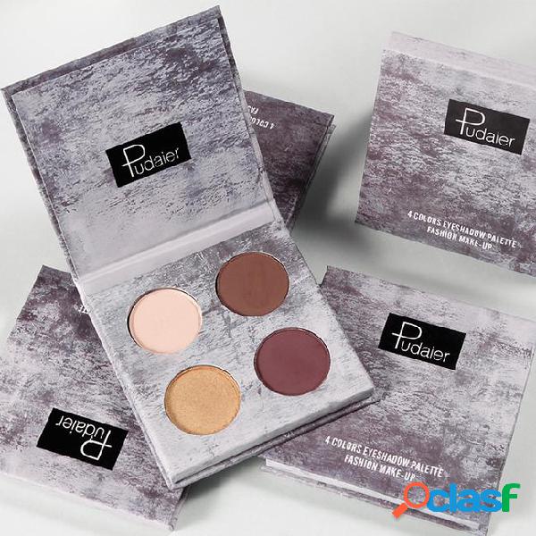 4 colors eye shadow palette pudaier makeup colorful