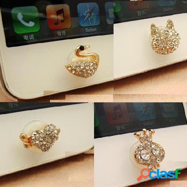 4 different styles new crystal crown girl swan fox head
