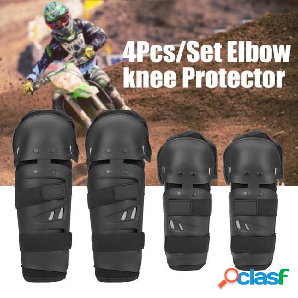 4 pcs motorcycle cycling elbow knee pads kneepad guard