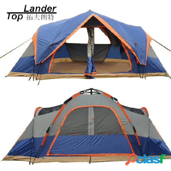 4 season outdoor automatic tent camping 5-6 persons double