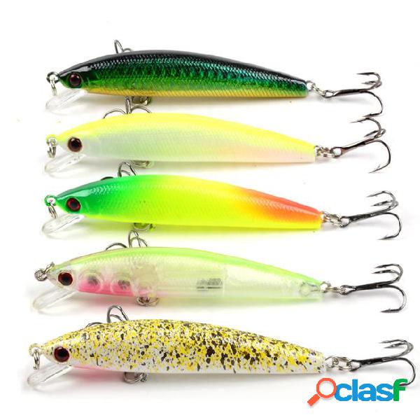5-color 8.5cm 7.5g minnow plastic hard baits & lures fishing