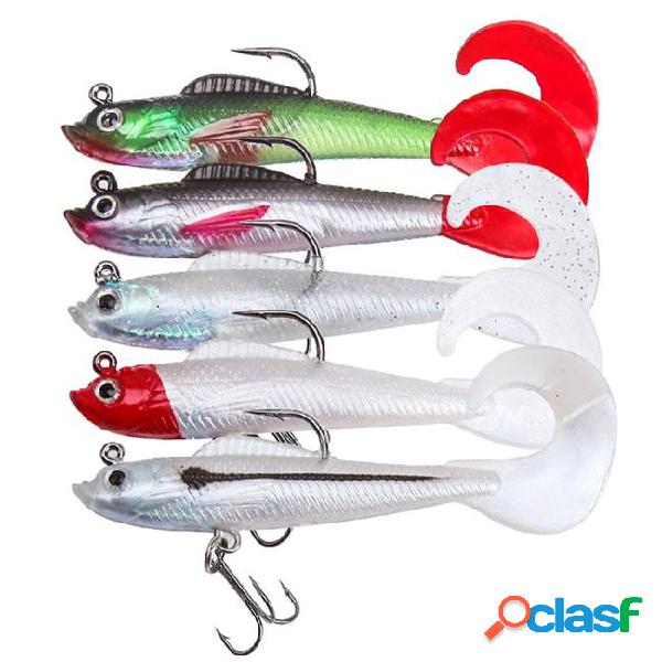 5-color 9cm 9.5g leads hook fishing hooks fishhooks 6# hook