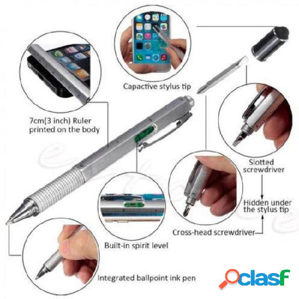 5 in 1 tool ballpoint pen creative stationery screwdriver