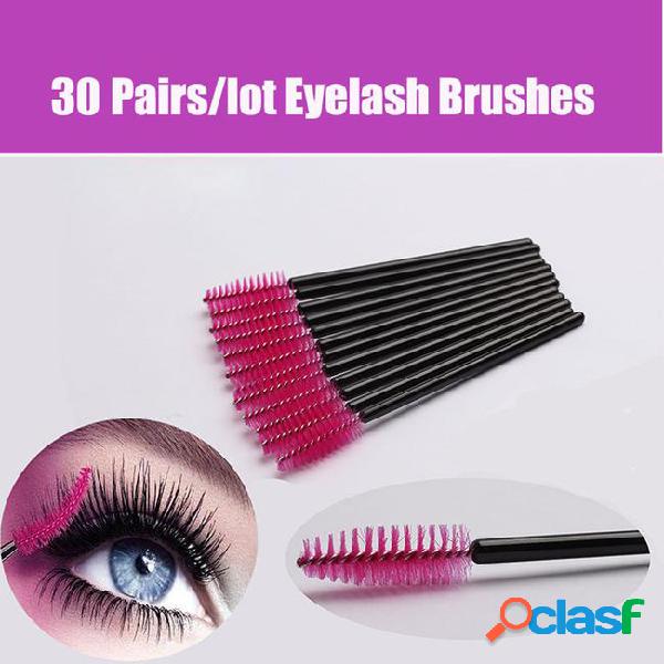 50 pcs professional eyelash brush makeup applicator wand