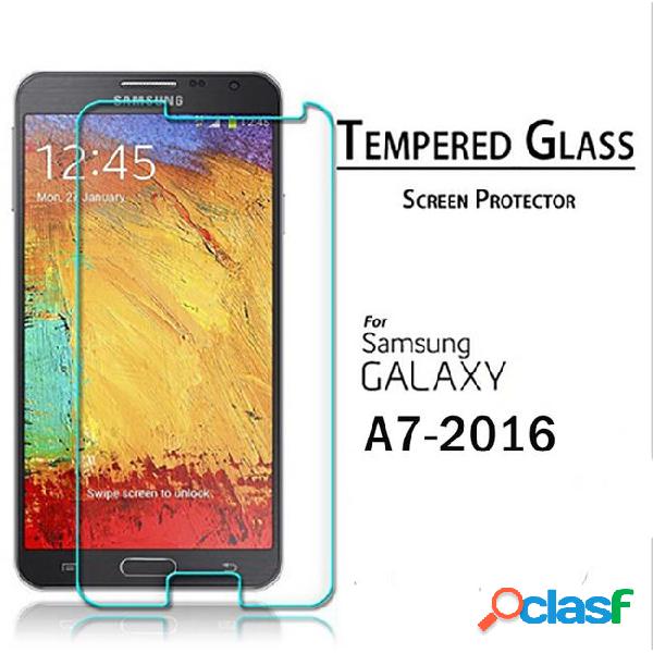 50pcs for samsung galaxy a7 2016 version tempered glass