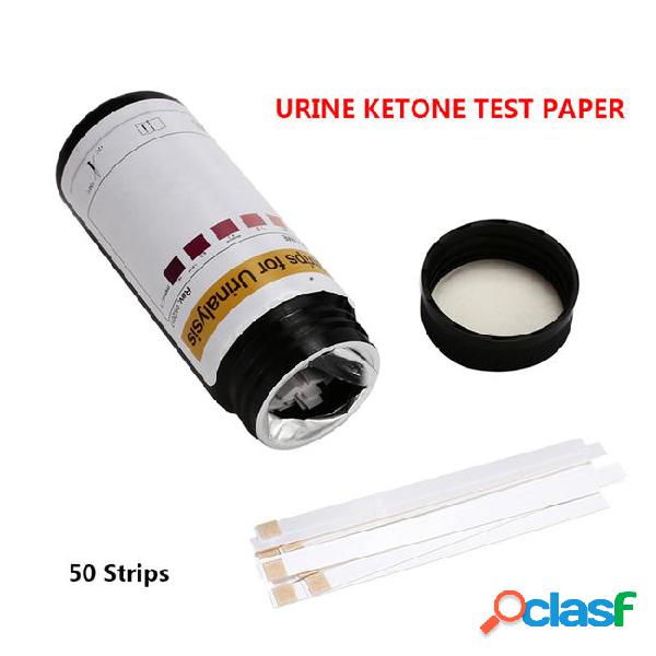 50pcs ph meter ketone strips test paper ketosis urine