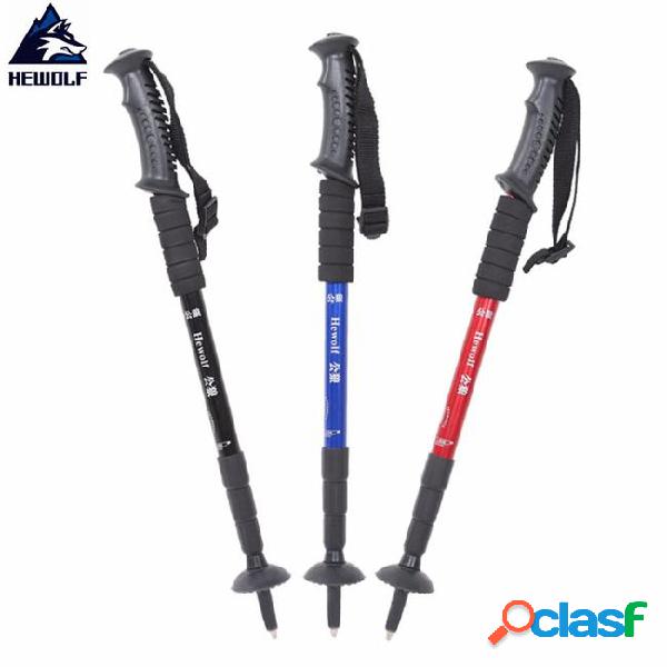 51-110cm 4 sections walking stick portable ultra-light