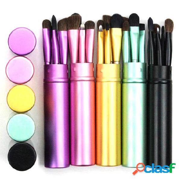 5pcs travel portable eye makeup brushes set reals eyeshadow