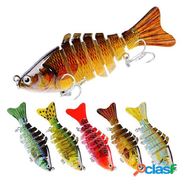 6-color 10cm 15g multi-section fish plastic hard baits &