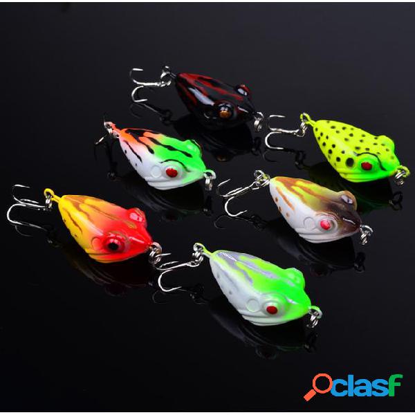 6-color 4.2cm 6.5g frog plastic hard baits & lures fishing