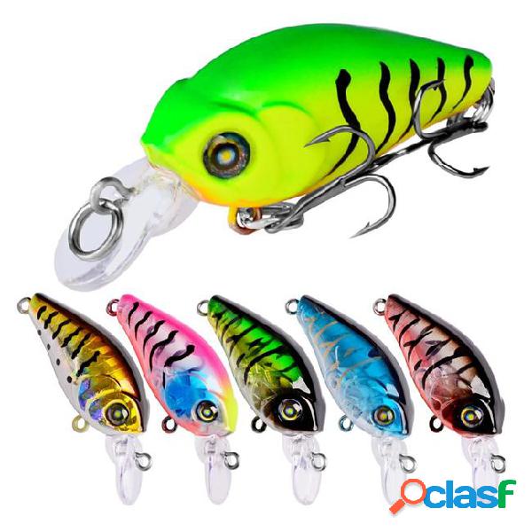 6-color 4.7cm 3.3g crank plastic hard baits & lures fishing