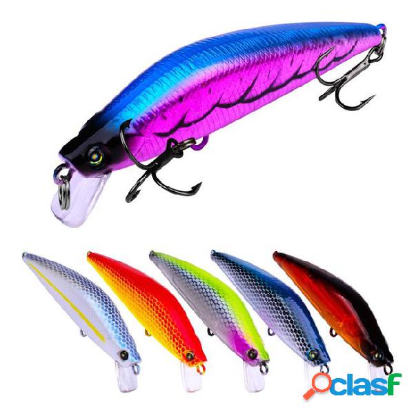 6-color 8.1cm 8g minnow plastic hard baits & lures fishing