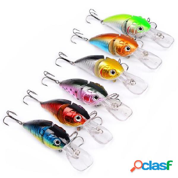 6-color 8.5cm 14.15g crank plastic hard baits & lures