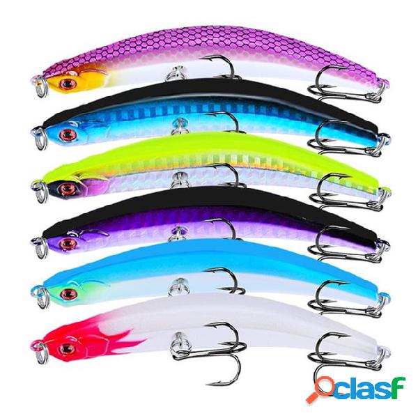6-color 9.4cm 8g vib plastic hard baits & lures fishing
