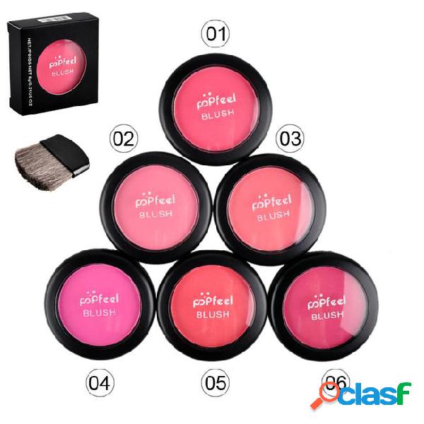 6 pcs / lot popfeel cosmetic blush makeup face powder blush