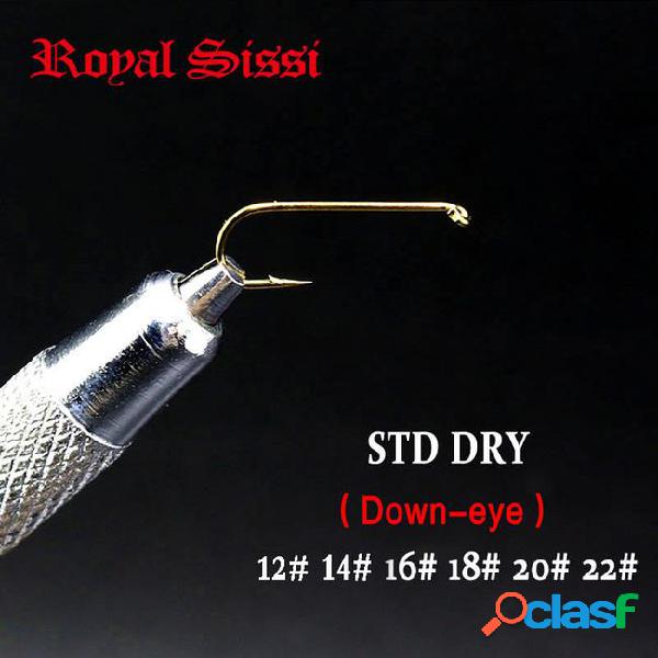 6 sizes 60pcs/pack standard dry fly hook no.12# 14# 16# 18#