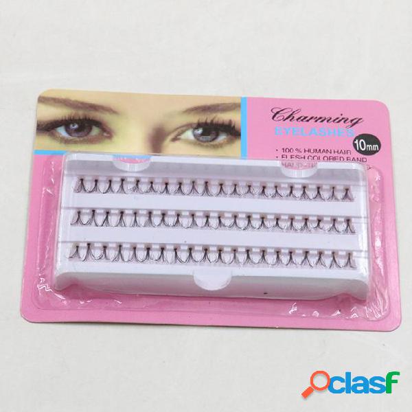 60 pcs/set eyelashes 0.15mm false eye lashes individual