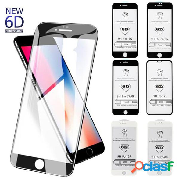 6d curve comprehensive glass screen protector for iphone x