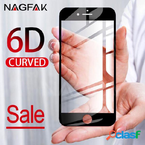 6d curved edge full cover screen protector for iphone 7 6s 8