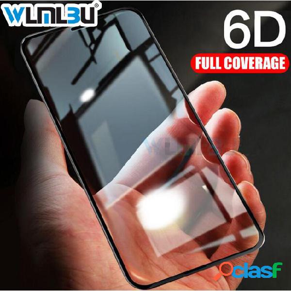 6d curved hard edge full cover glass for x screen protector