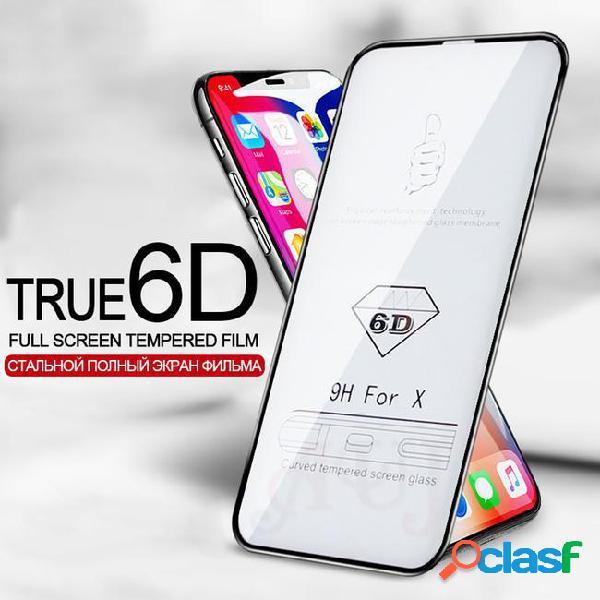 6d curved screen protector for iphone x xr xs max tempered