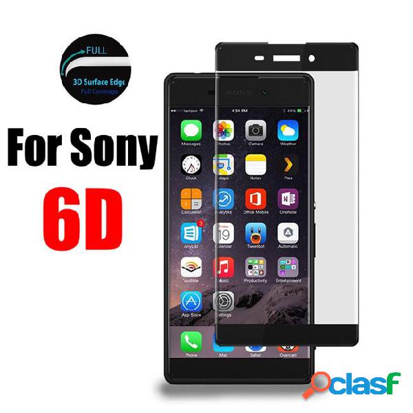 6d curved tempered glass for sony x xz xzp xzs xz1 xz2 xz2s