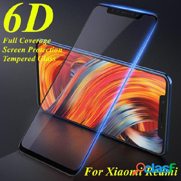 6d full curved screen protector tempered glass for xiaomi