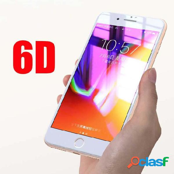 6d protective tempered glass for iphone 6 7 plus x cold