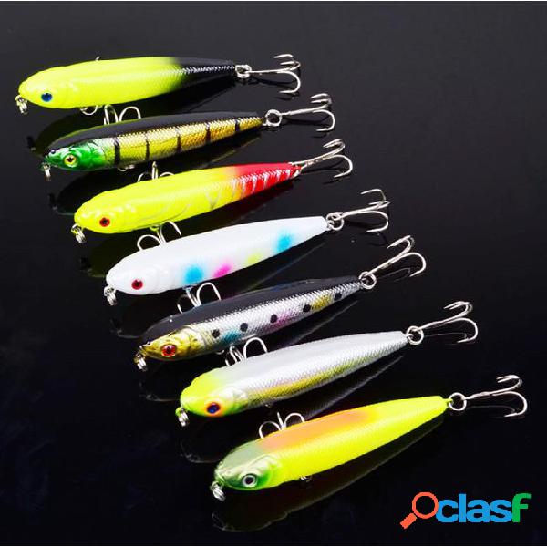 7-color 8cm 8.6g minnow plastic hard baits & lures fishing