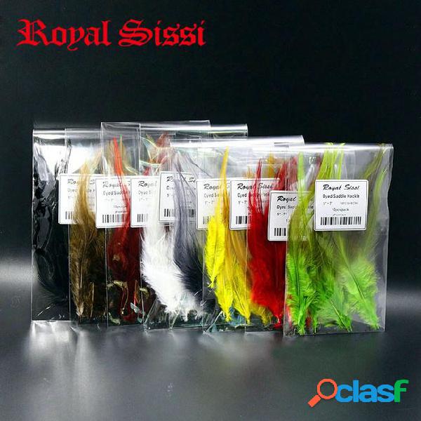 80pcs/lot 8colors assorted rooster saddle hackle for