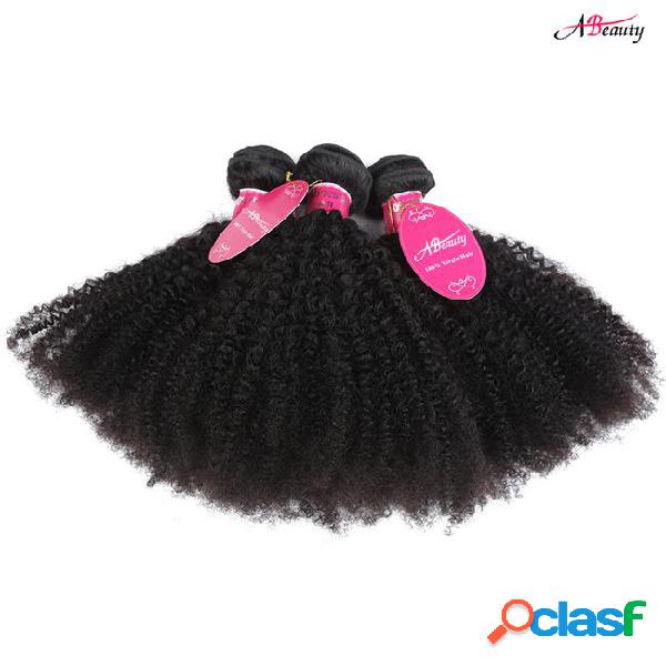 8a indian vrigin hair 4 bundles afro kinky curly weave