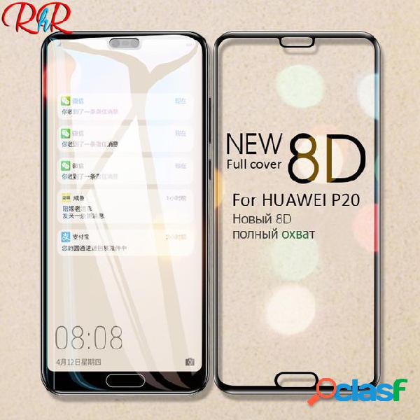 8d full cover tempered glass on the for huawei p20 p10 p9