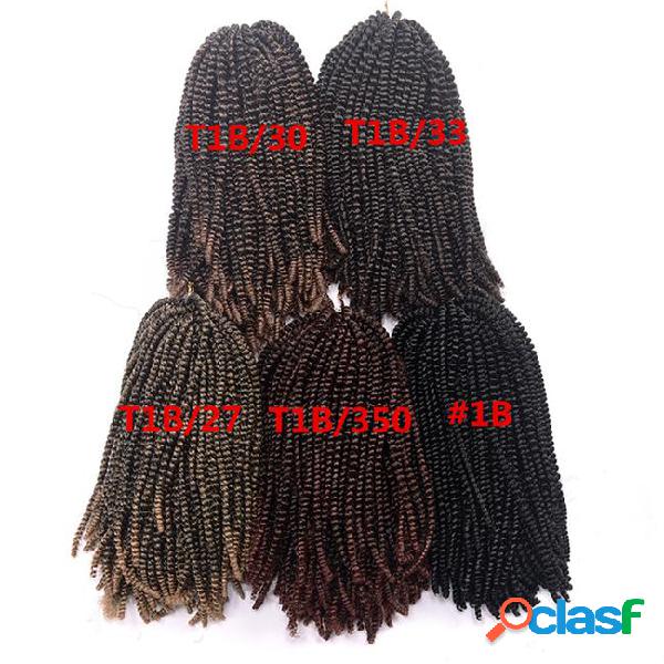 8inch 110g/50strands nubian twist crochet braids ombre