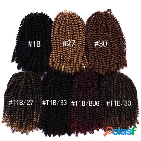 8inches crochet braids hair extensions synthetic spring