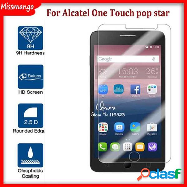 9 h 2.5d tempered glass for alcatel one touch pop star
