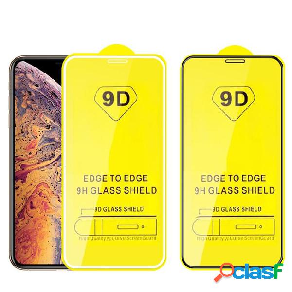 9d full curved glue tempered glass phone screen protector