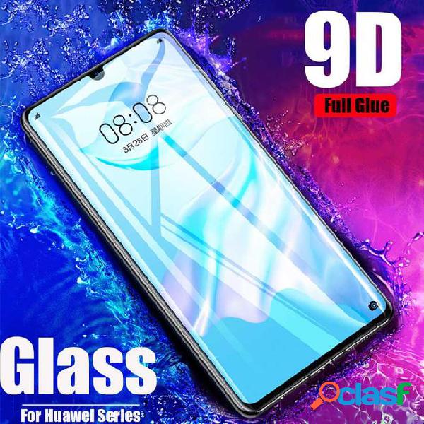 9d full glue cover glass protector for huawei p30 protective