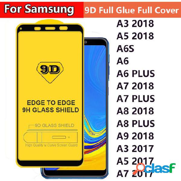 9d full glue full cover tempered glass screen protector for