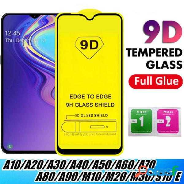 9d full glue tempered glass for samsung m10 m20 m30 a10 a20