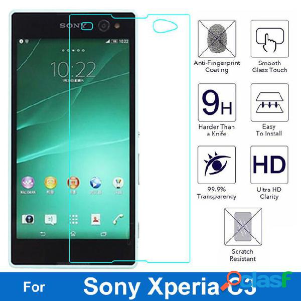 9h 0.26mm ultra thin front tempered glass film for sony c3