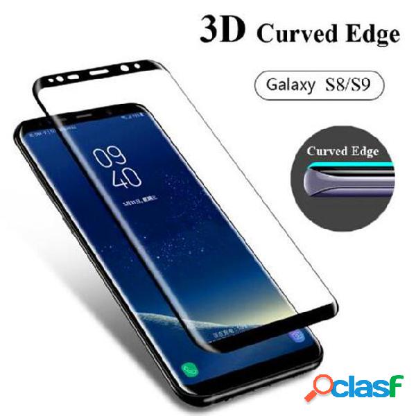 9h 3d curved full cover tempered glass for galaxy s9 s8 plus