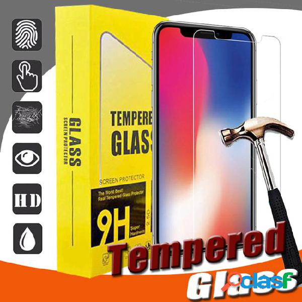 9h clear transparent tempered glass screen protector film